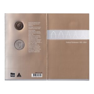 2001 Australia Post - Federal Parliament 1901-2001 - Coin and Stamp pack