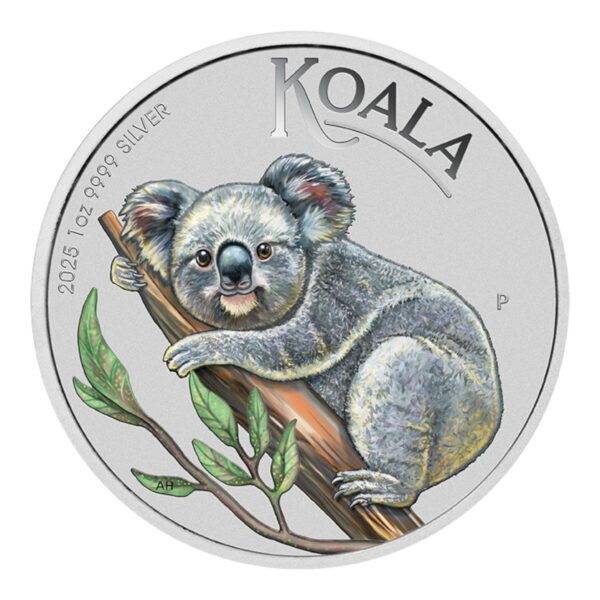 2025 ANDA Brisbane Money Expo - Perth Mint - Koala 1oz Silver Coloured Coin in Card - Image 2