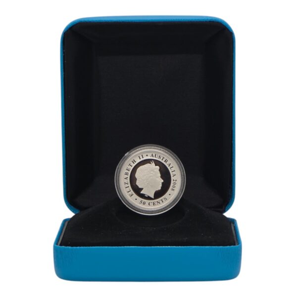 2008 50c Coin - Proclamation 1787 Shilling Tribute - Silver Proof - Image 2