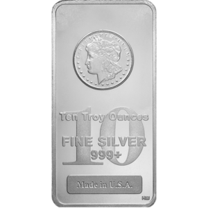 10 oz Silver Bar Morgan