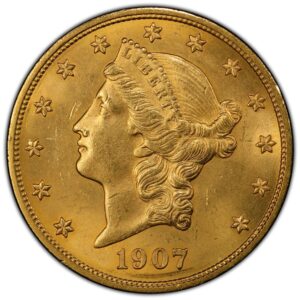 1907-S $20 Liberty Gold MS PCGS