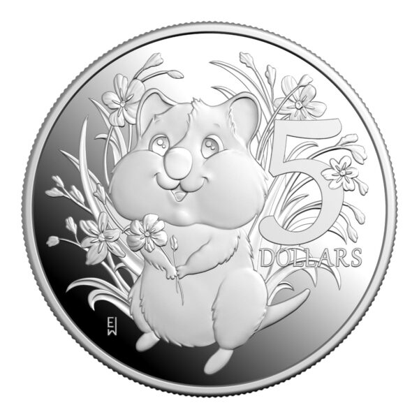 2025 $5 1 oz Fine Silver Proof Coin - Aussie Bubs - Image 2