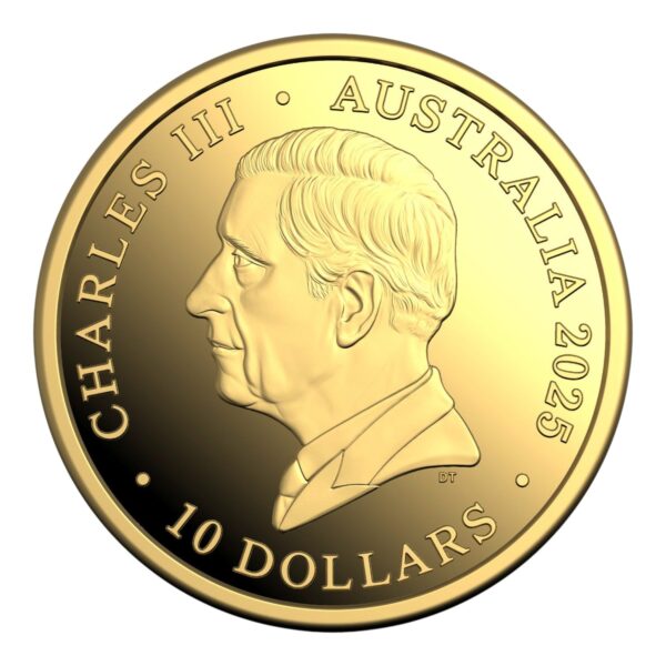 2025 $10 'C' Mintmark Gold Proof Coin - 60th Anniversary of the Royal Australian Mint - Image 2