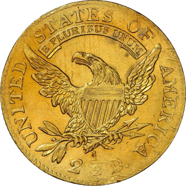 1808 CAPPED BUST $2.5 AU58 - Image 2