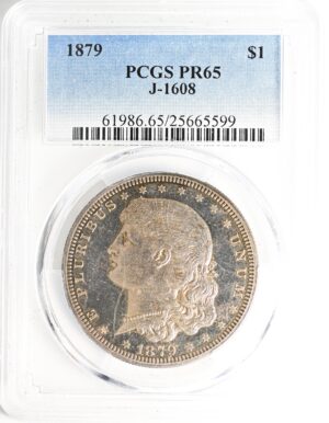 1879 SCHOOLGIRL S$1, J-1608 PR65