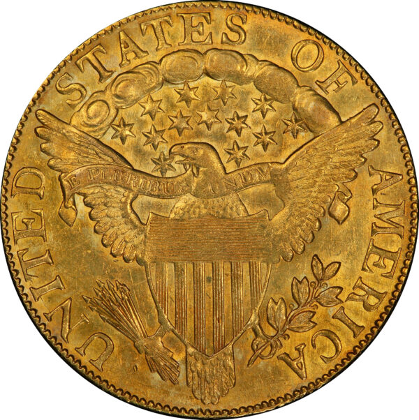 1804 DRAPED BUST $10, CROSS 4 MS61 - Image 2