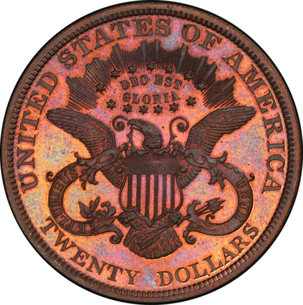 1879 QUINTUPLE STELLA J-1644 PR66 Red Brown - Image 2
