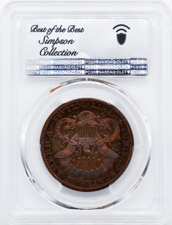 1879 QUINTUPLE STELLA J-1644 PR66 Red Brown - Image 4