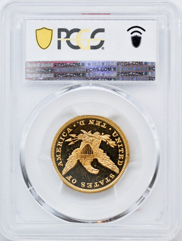 1864 LIBERTY HEAD $10 PR65+ Deep Cameo - Image 4
