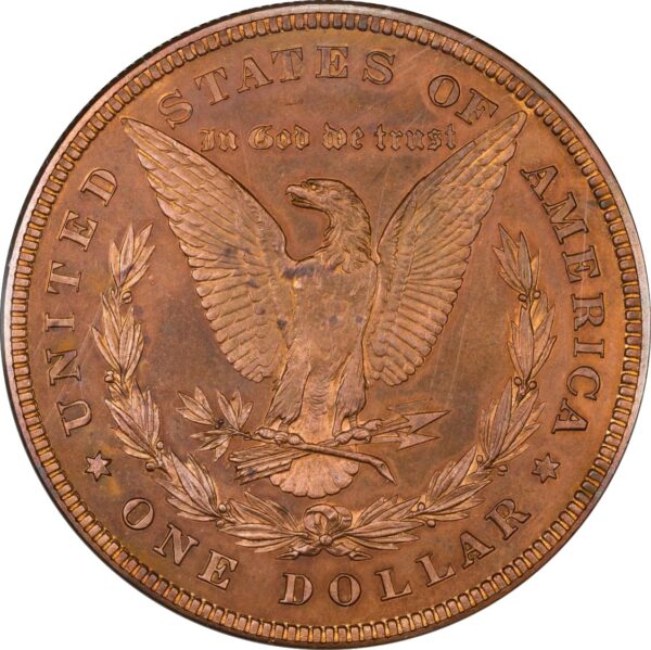 1878 MORGAN $1 J-1553, J-1553 PR65+ Red Brown - Image 2