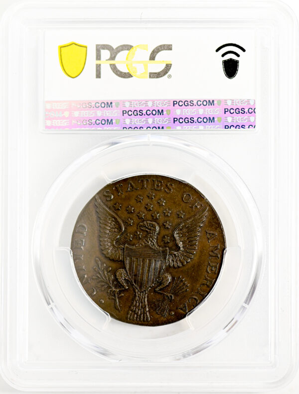 1792 WASH GETZ, SM EAGLE CENT MS62 Brown - Image 4