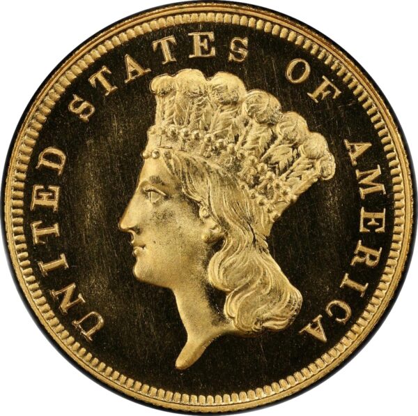 1881 INDIAN PRINCESS $3 PR67 Deep Cameo - Image 3