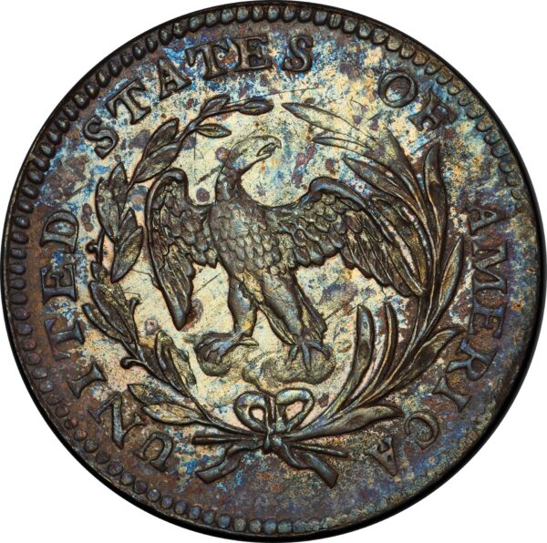 1797 DRAPED BUST H10C, 16 STARS MS66 - Image 2