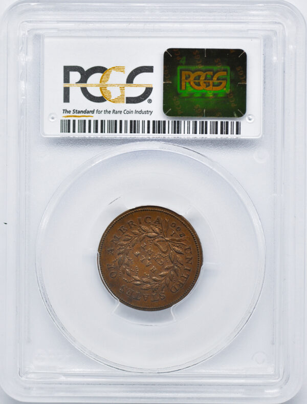 1793 LIBERTY CAP 1/2, TYPE 1 FACING LEFT MS65 Brown - Image 4