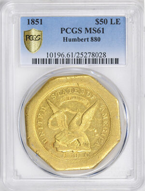 1851 880 HUMBERT $50 LE MS61