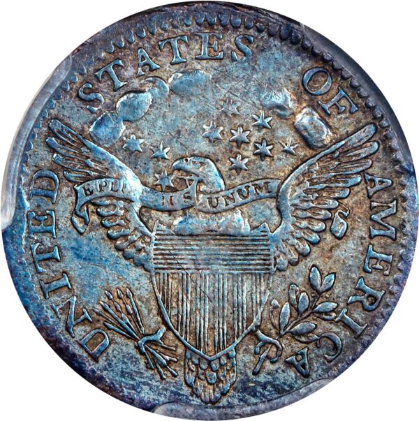 1802 DRAPED BUST H10C AU50 - Image 2