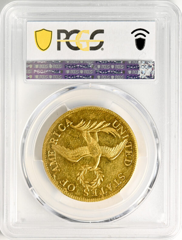 1795 DRAPED BUST $10, 13 LEAVES, SMALL EAGLE MS61 - Image 4