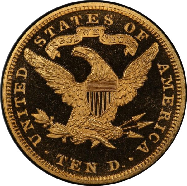 1887 LIBERTY HEAD $10 PR66+ Deep Cameo - Image 2