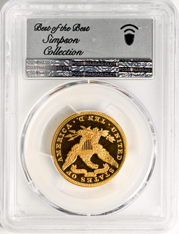 1887 LIBERTY HEAD $10 PR66+ Deep Cameo - Image 4