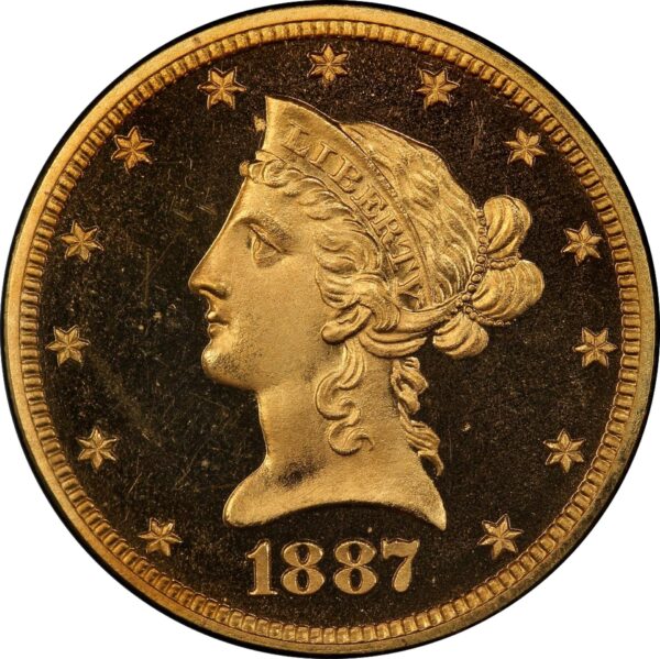 1887 LIBERTY HEAD $10 PR66+ Deep Cameo - Image 3
