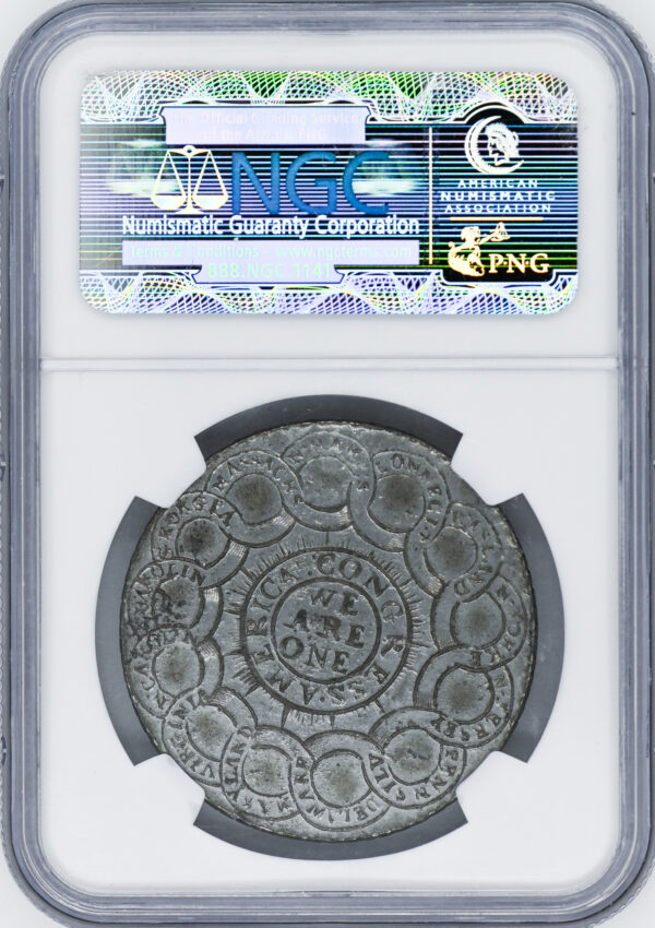 1776 CURRENCY, PEWTER $1 MS64 - Image 4