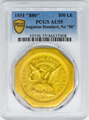 1851 880 HUMBERT $50 LE AU55