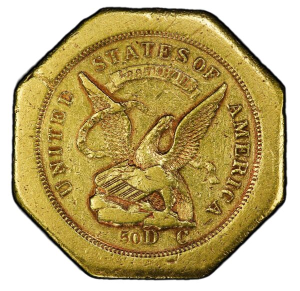 1851 887 50 REVERSE HUMBERT $50 LE AU55 - Image 3