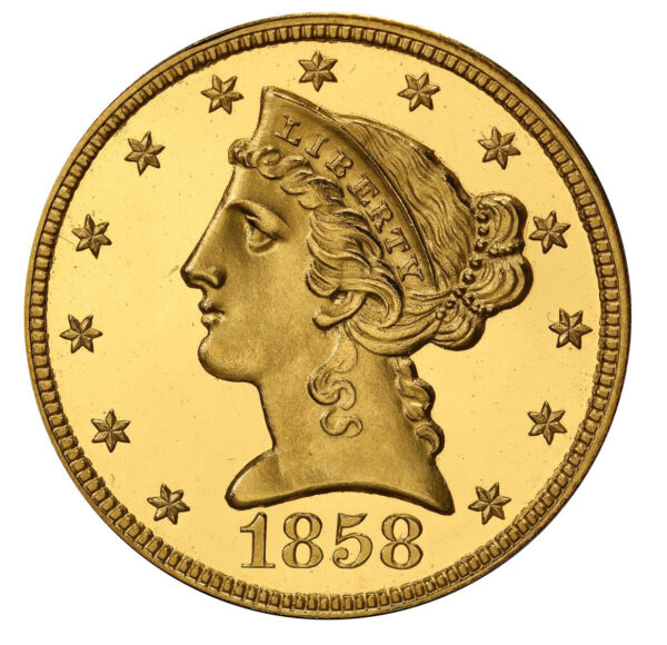 1858 LIBERTY $5 PR66 Deep Cameo - Image 3