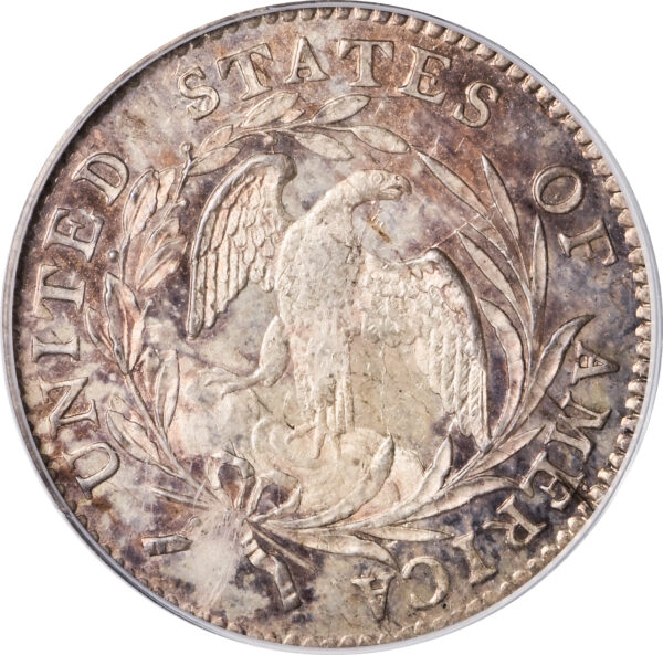 1796 DRAPED BUST 10C, SMALL EAGLE MS66 - Image 2