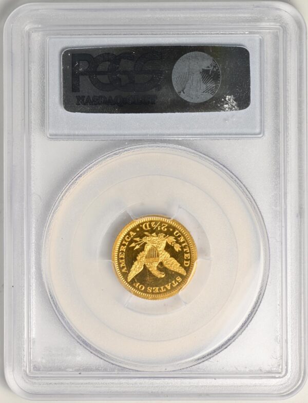 1862 LIBERTY HEAD $2.5 PR65 Deep Cameo