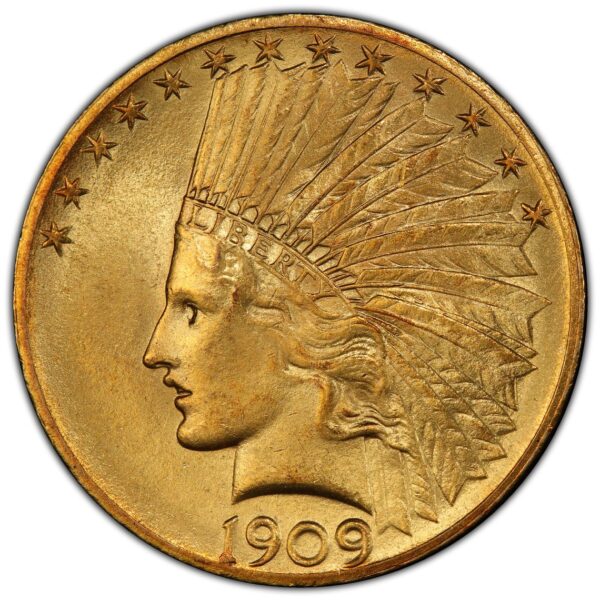1909 $10 Indian Gold MS NGC