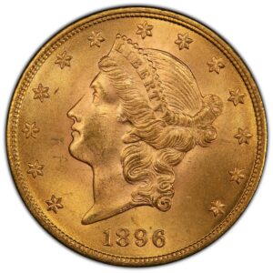 1896-S $20 Liberty Gold MS PCGS