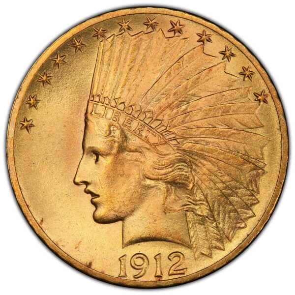 1912 $10 Indian Gold MS PCGS