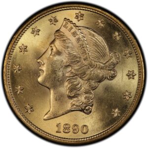1890-S $20 Liberty Gold MS NGC