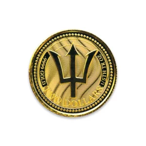 2017 Barbados Trident 1/5 oz Gold Coin