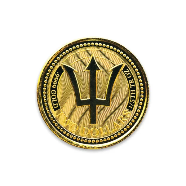 2017 Barbados Trident 1/5 oz Gold Coin