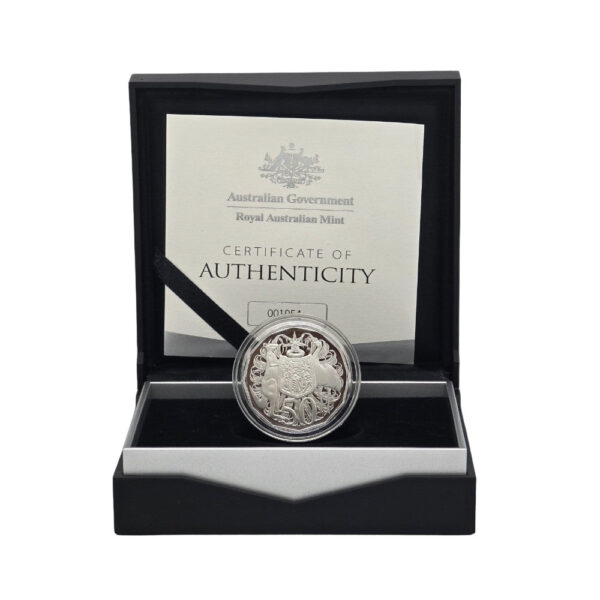 2019 50th Anniversary of the 50 Cent Coin - Silver Proof 50c Coin - Image 2