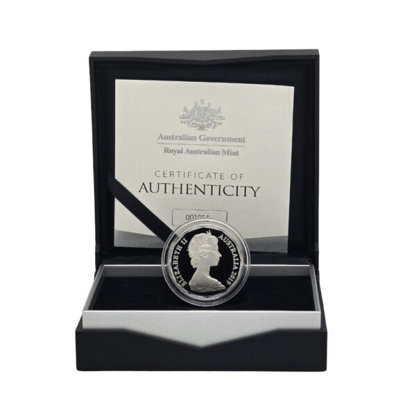 2019 50th Anniversary of the 50 Cent Coin - Silver Proof 50c Coin - Image 3