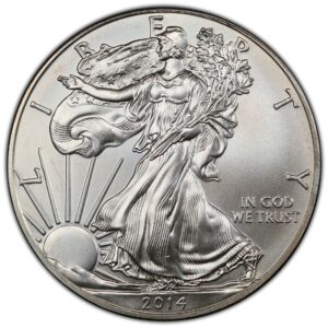 2014 1 oz American Silver Eagle NGC