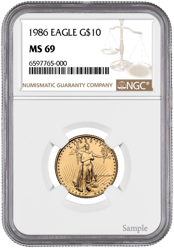 1986 1/4 oz American Gold Eagle - Image 3