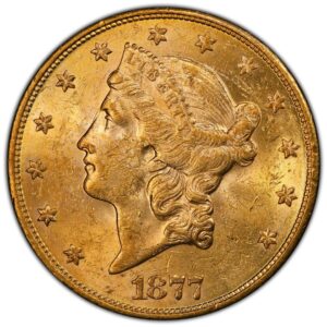 1877-S $20 Liberty Gold MS NGC