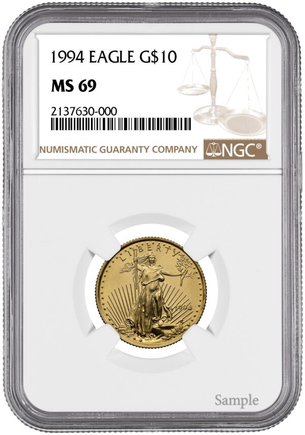 1994 1/4 oz American Gold Eagle - Image 3