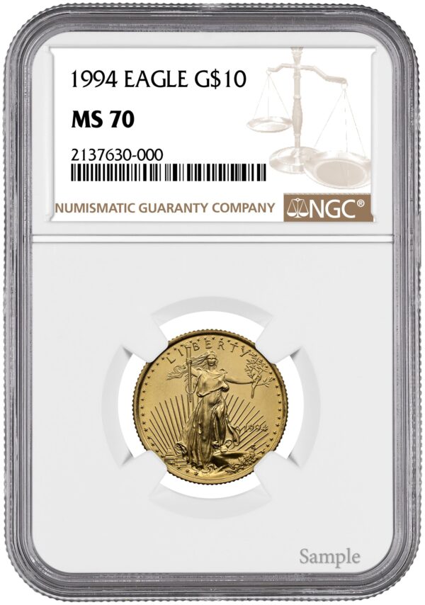 1994 1/4 oz American Gold Eagle - Image 2