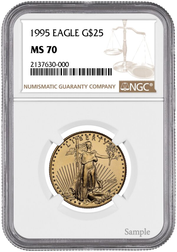 1995 1/2 oz American Gold Eagle - Image 2