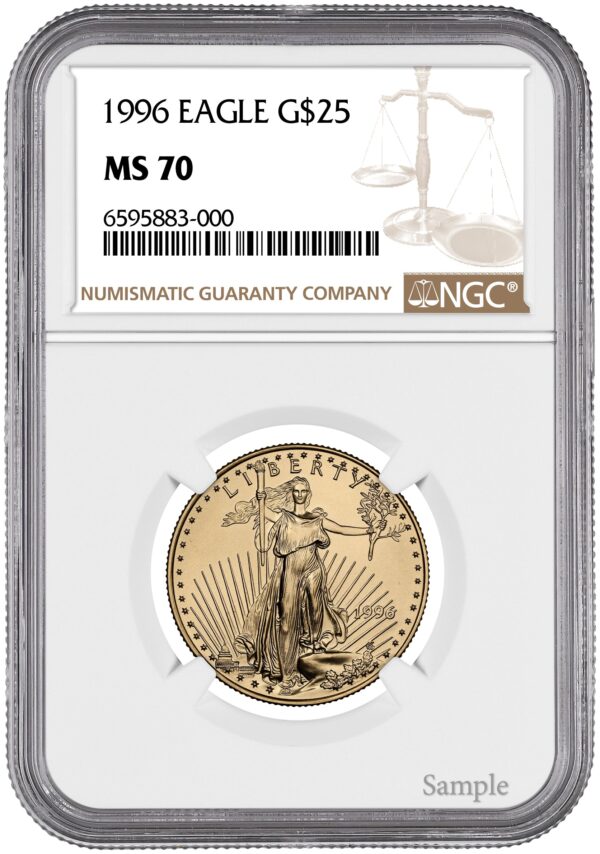 1996 1/2 oz American Gold Eagle - Image 2