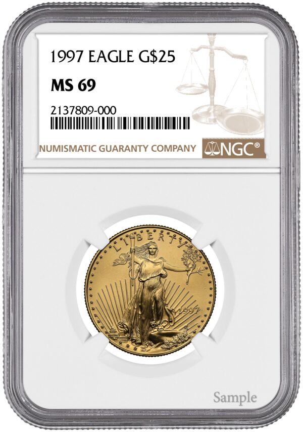 1997 1/2 oz American Gold Eagle - Image 3