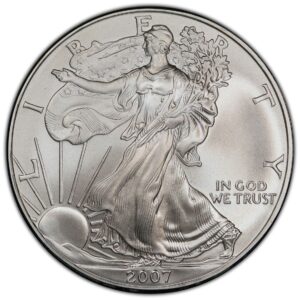 2007 1 oz American Silver Eagle NGC