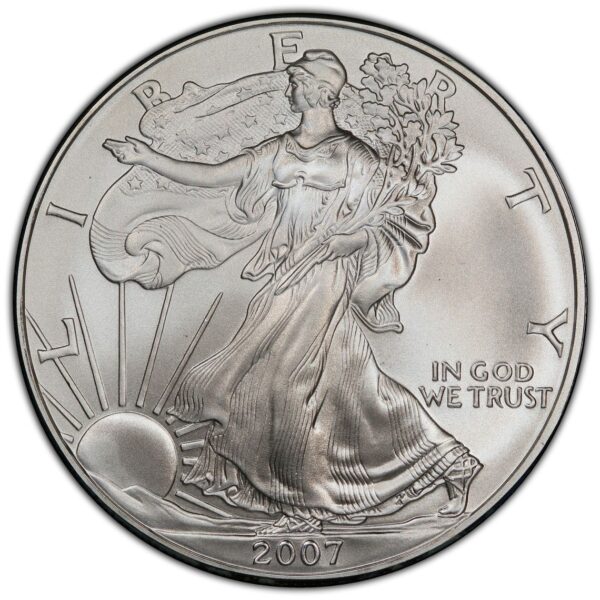 2007 1 oz American Silver Eagle NGC