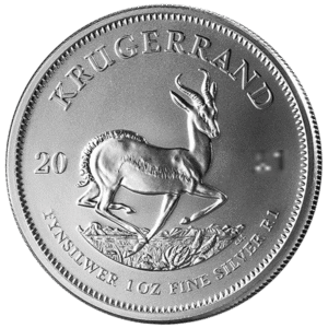 1 oz South African Silver Krugerrand BU (Random Year)