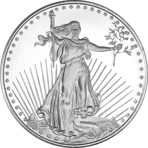 1 oz Silver Round Saint Gauden BU